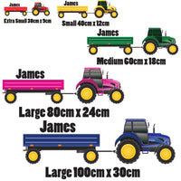 New Tractor Wall Stickers - Farm Vehicle Contruction Truck JCB Digger Decals