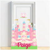 Personalised Custom Princess Castle Name Door Sticker Wall Decal Girls Bedroom