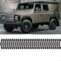 Copy of Tyre Tracks 4X4 Sticker - Land Rover Defender Off Road Motocross Bike Tire