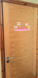 Personalised Custom Fairy Name Door Sticker Wall Decal Girls Bedroom