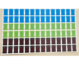 Blue Green Brown Black Wheelie Bin Calendar Reminder Craft Planner Stickers Decal Rubbish