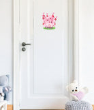 Personalised Custom Princess Castle Name Door Sticker Wall Decal Girls Bedroom