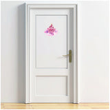 Personalised Custom Princess Castle Name Door Sticker Wall Decal Girls Bedroom